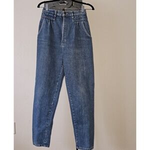 R U Free Womens Western Mom Style Jeans Vintage 80s High Waist No Back Pocket